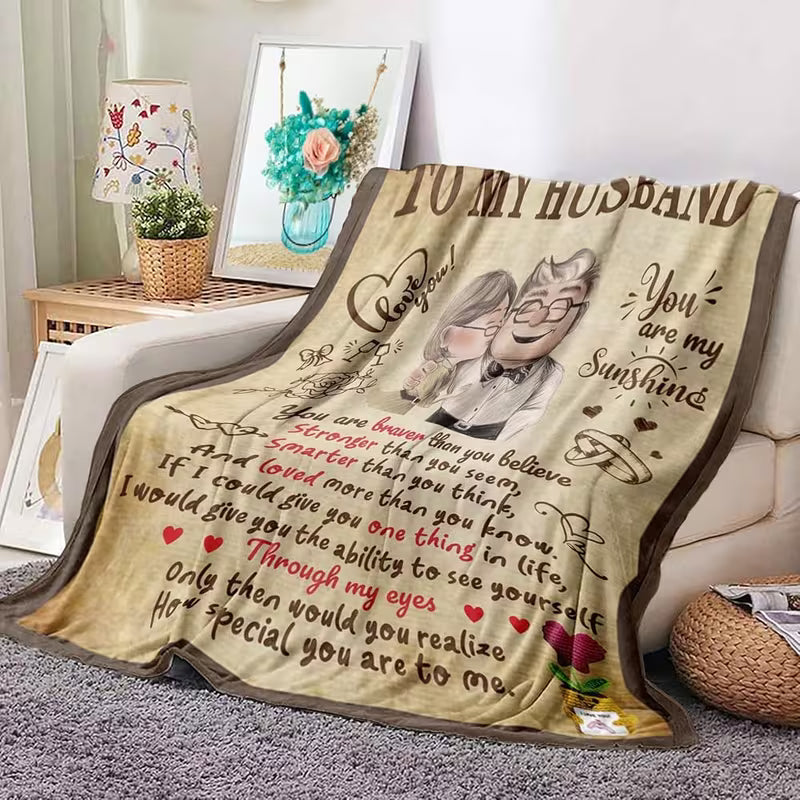 Special Gift For Your Husband Blanket - From Wife