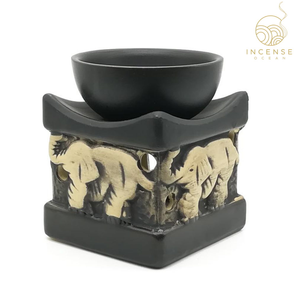 Ceramic Elephant Essential Oil Burner