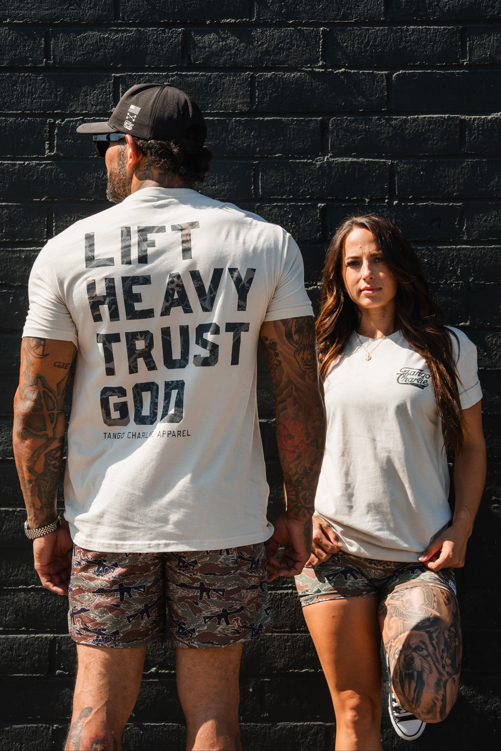 Lift Heavy. Trust God. - Tee