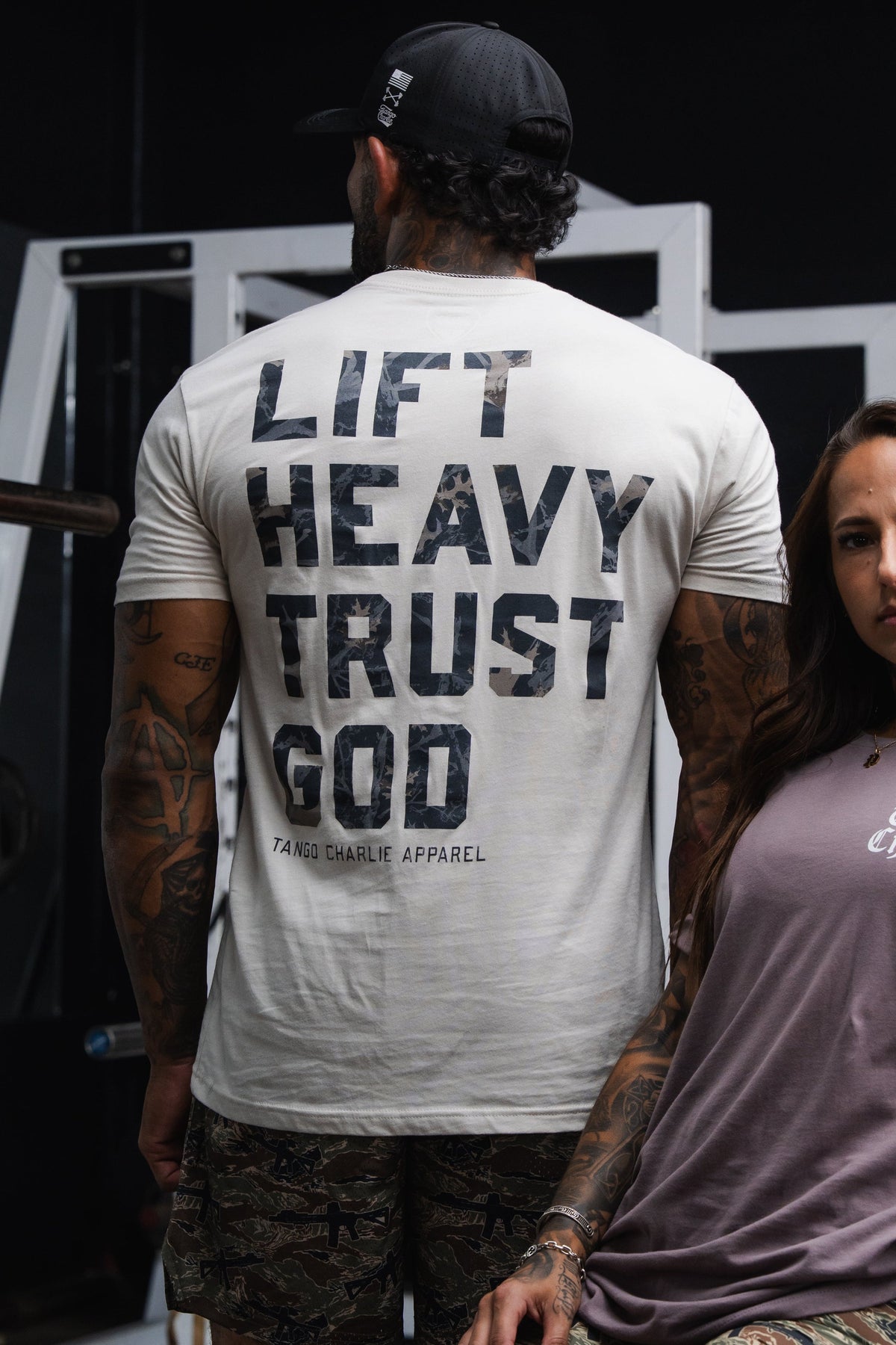 Lift Heavy. Trust God. - Tee