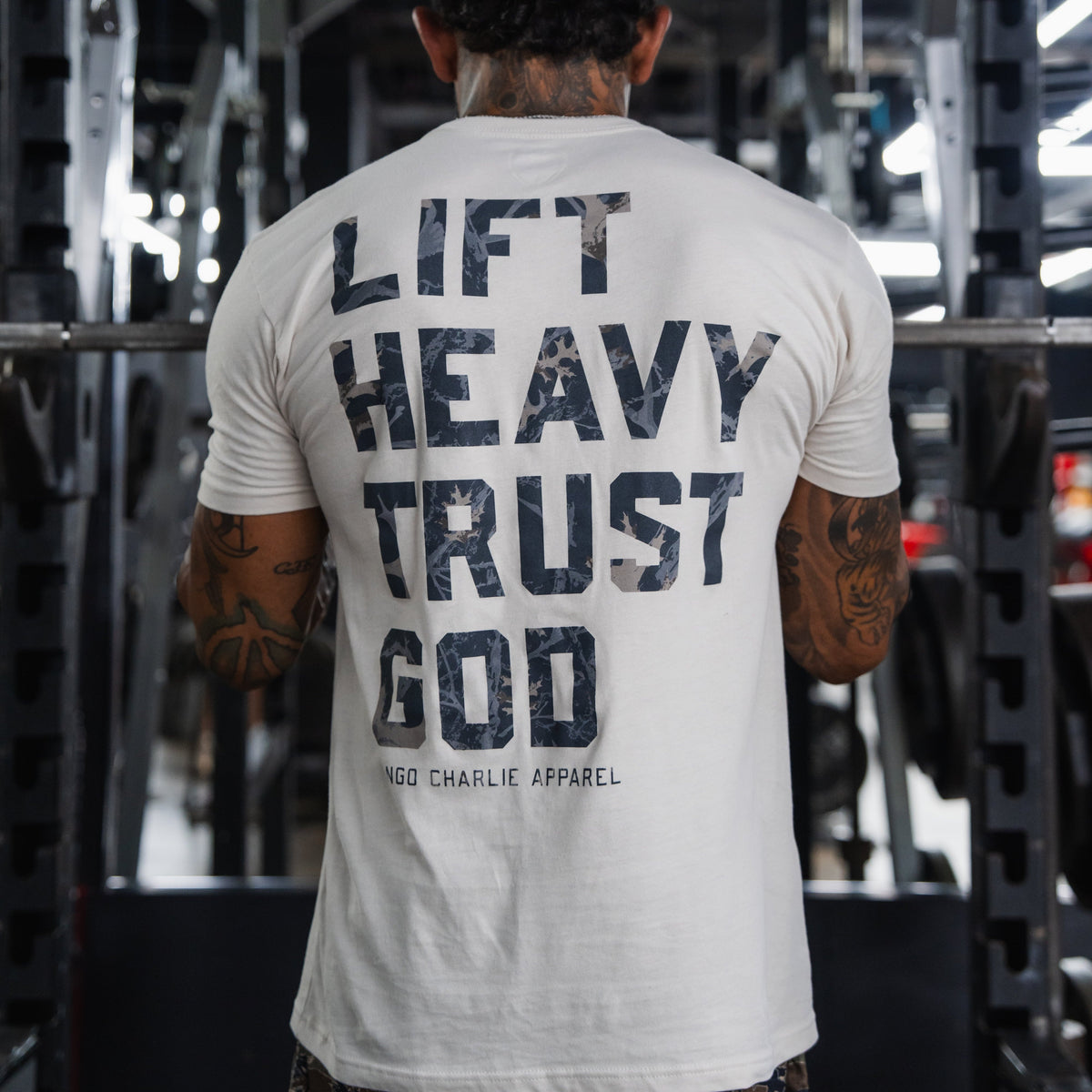 Lift Heavy. Trust God. - Tee