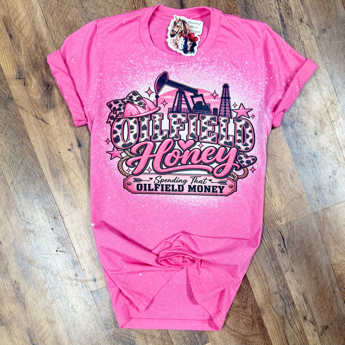 Oilfield Honey Spending That Oilfield Money | Free Spirited Graphic T-Shirt