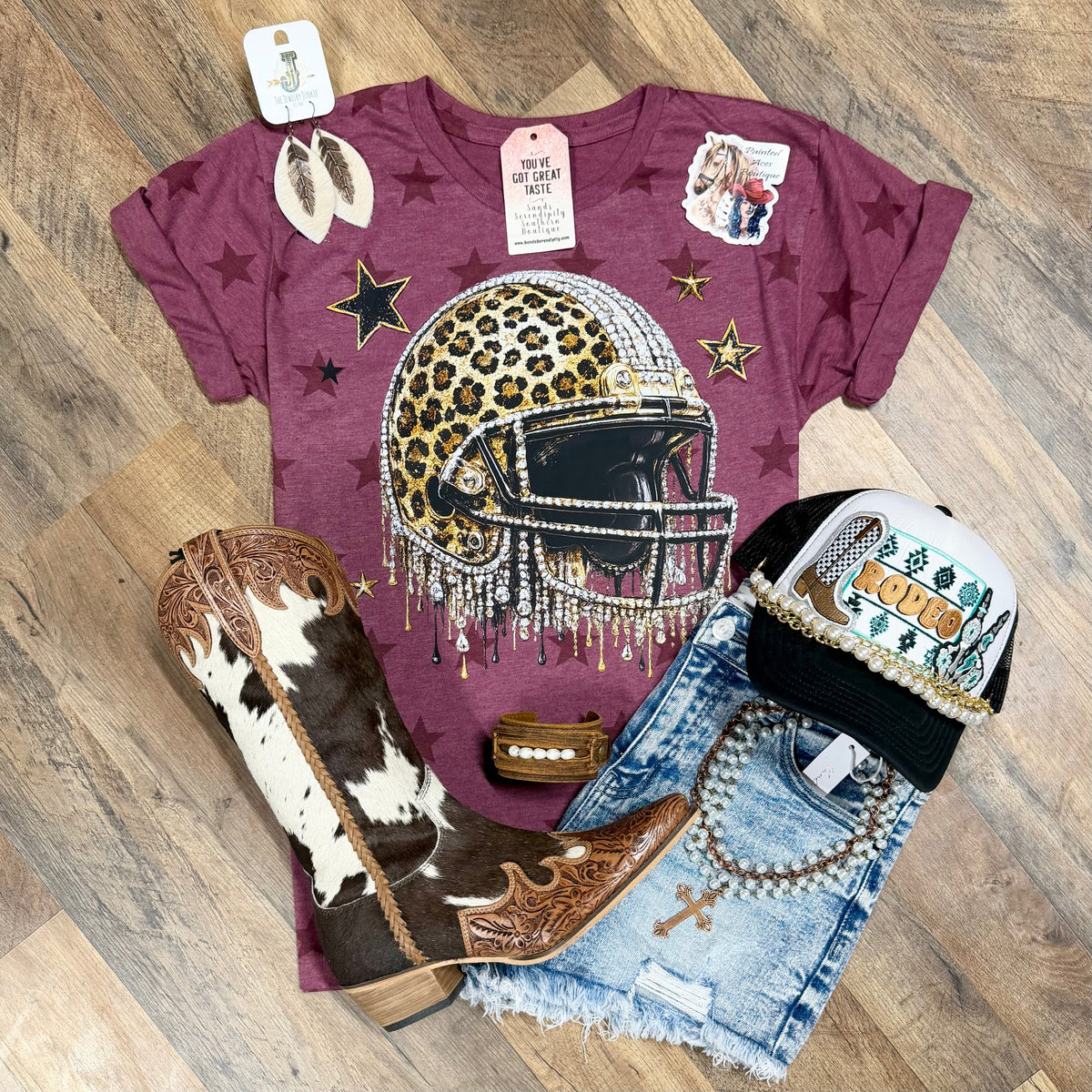 Game Day Glam | Fall Vibes Graphic T-Shirt