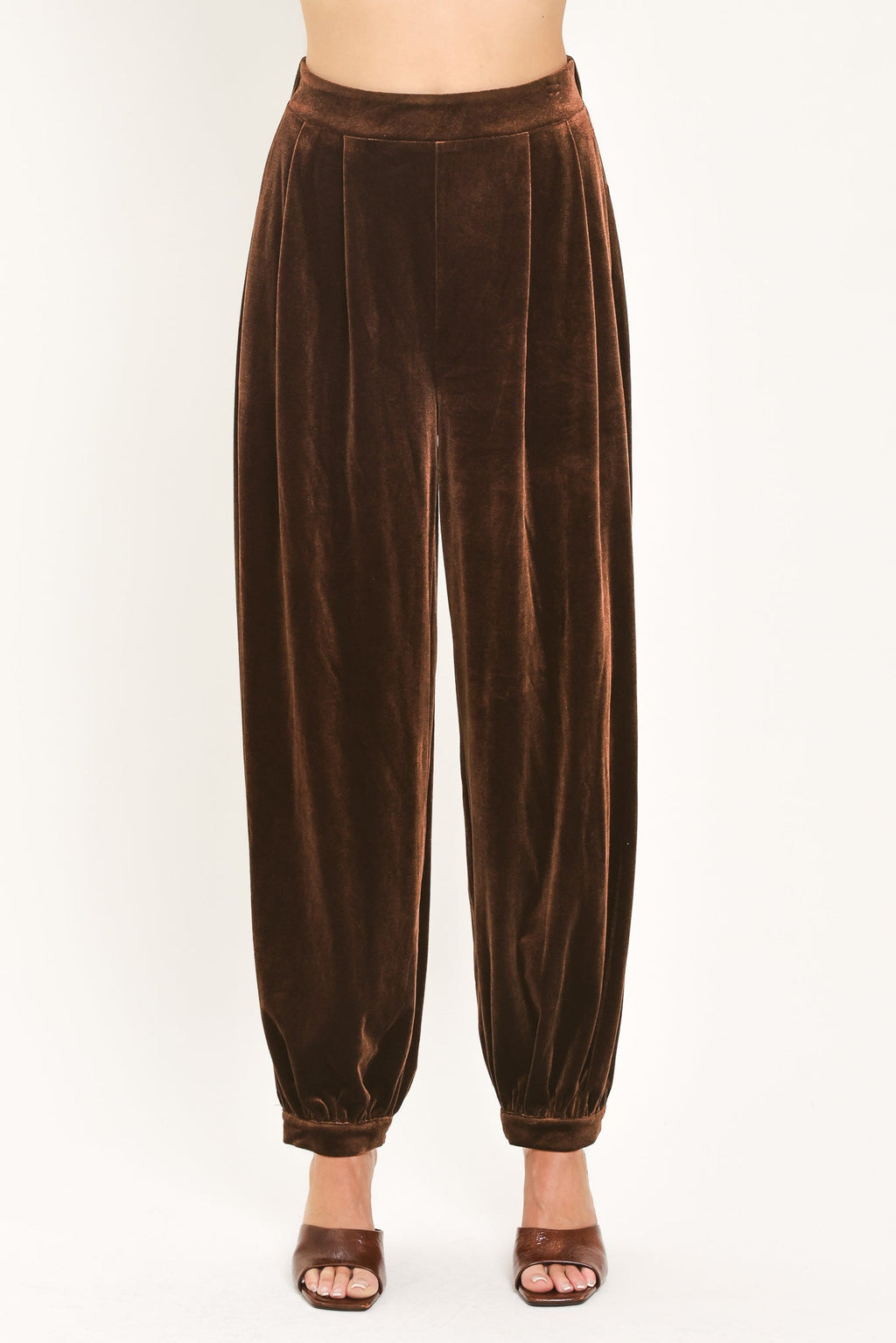 COCOA CITY BROWN TAILORED PANTS