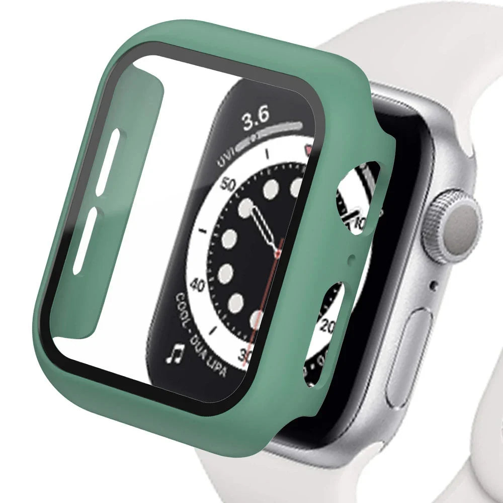 Apple Watch Series 1–3 Hard Case with Built-in Screen Protector