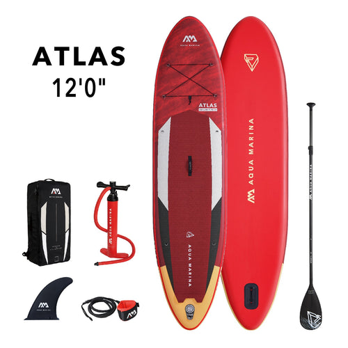 Aqua Marina ATLAS 12'0" Inflatable Paddle Board All-Around Advanced SUP
