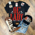 Ol’ Lady | Country Race Nights Graphic T-Shirt